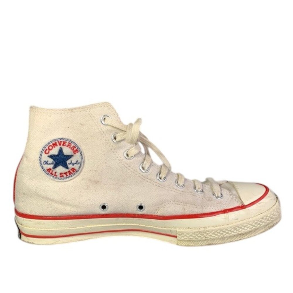 Converse Chuck 70 Hi Sneakers Unisex 9M 11W Egret Wool‎ Canvas High Top Vintage